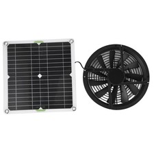 Solar Panel Fan Kit 10in 100W