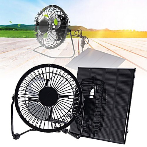 Solar panel cooling fan - panel,