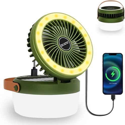 Solar camping fan - solar,