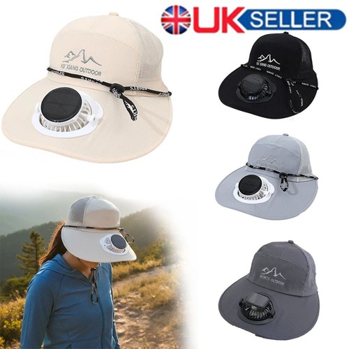 Solar fan cap rechargeable - solar,