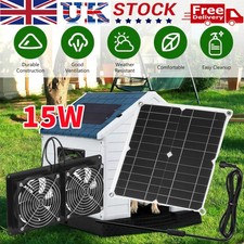 Solar Powered Fan 12V 15W