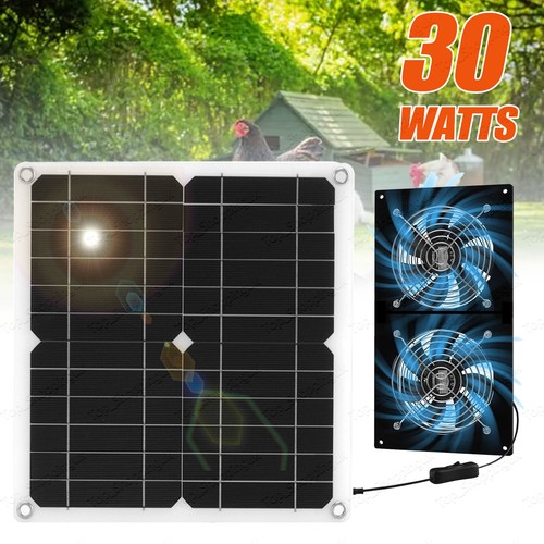 Solar powered fan 12v 30w - solar,