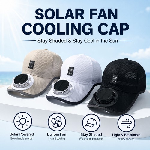 Solar powered cooling fan - solar,