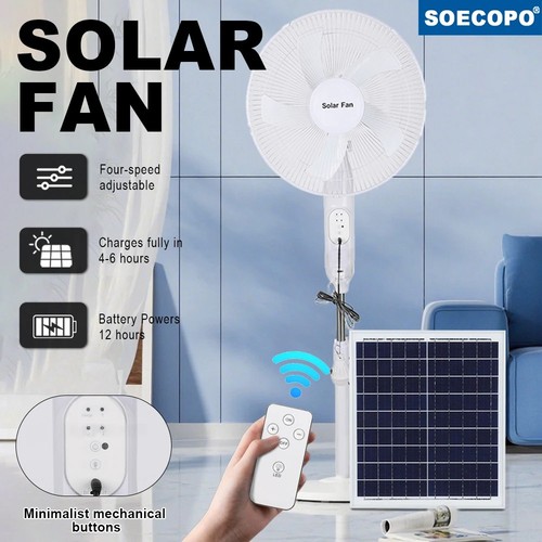 Solar powered fan remote - 16",