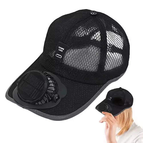 Solar fan hat working - solar,