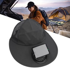 Solar Fan Hat Dark Grey Solor