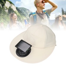 Solar Fan Sun Hat USB