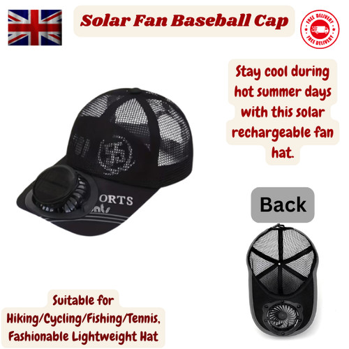 Solar rechargeable fan - solar,