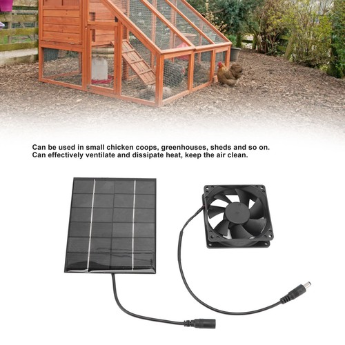 Solar panel fan exhaust - solar,