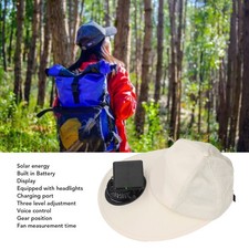 Solar Fan Hat 3 Speeds