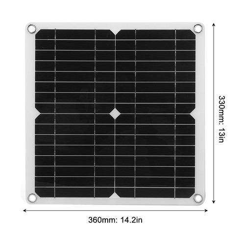 25w solar fan - solar, pet