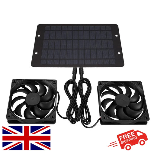 Solar powered exhaust fan kit - fan,
