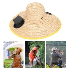 Solar Fan Hat Solar Powered