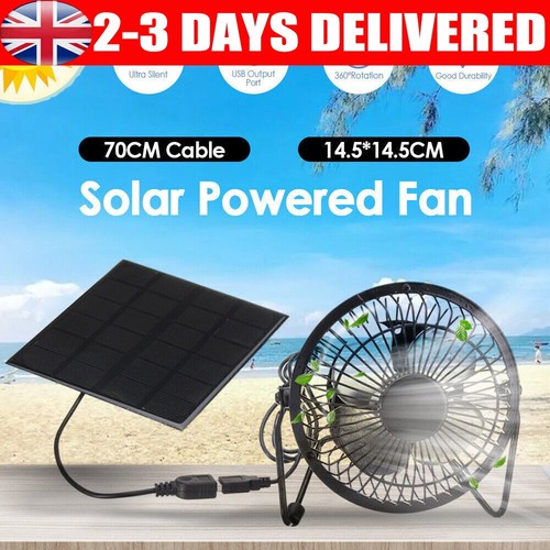 Solar panel powered fan - panel,