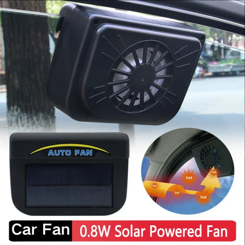 Car solar powered window fan - window,