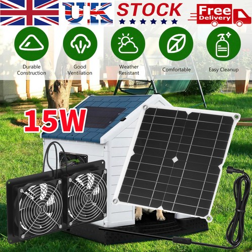 Solar powered fan 12v 15w - powered,