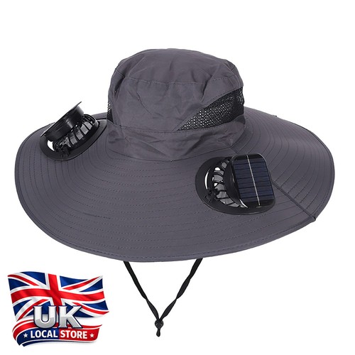 Dual fan solar - solar, hat