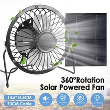 Mini Solar Desk Fan Small