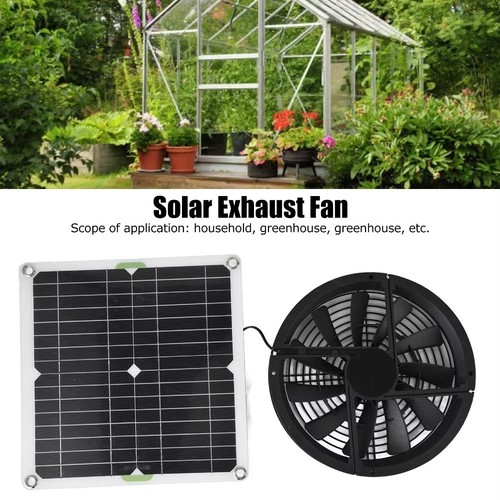 Solar panel fan - solar, exhaust