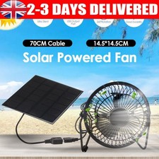 Solar Panel Powered Fan