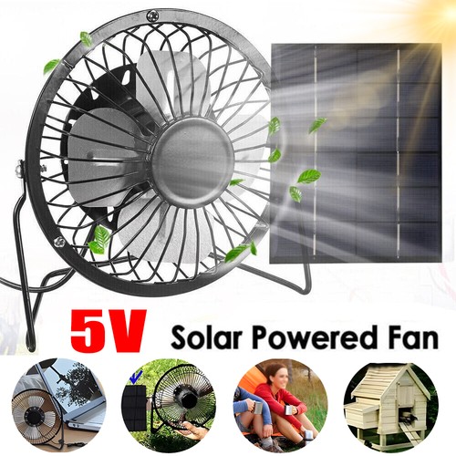 Solar panel powered fan - fan, mini