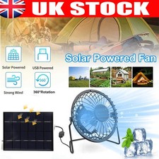 Solar Panel Powered Fan